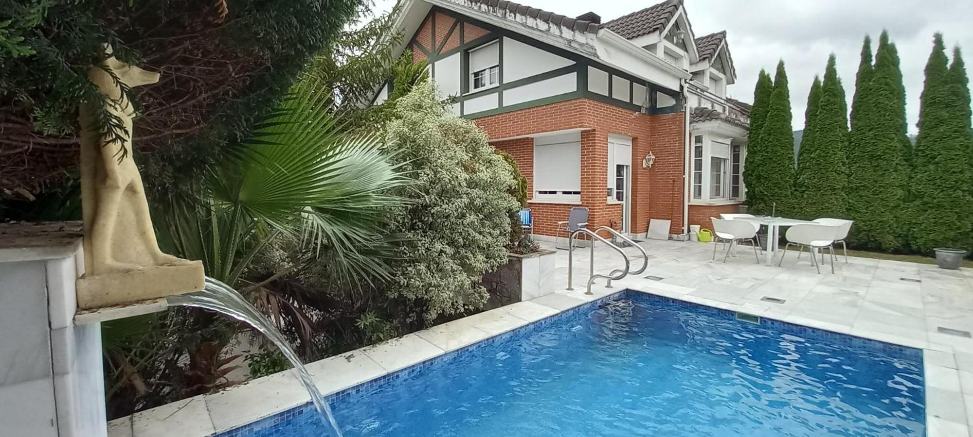 Chalet Con Piscina, Sauna Y Jacuzzi Cerca Del Mar A Media Hora De Bilbao Y Santander El Puente  외부 사진