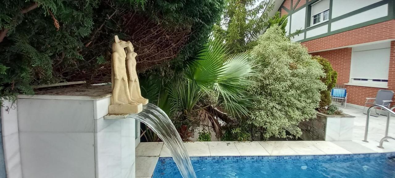 Chalet Con Piscina, Sauna Y Jacuzzi Cerca Del Mar A Media Hora De Bilbao Y Santander El Puente  외부 사진